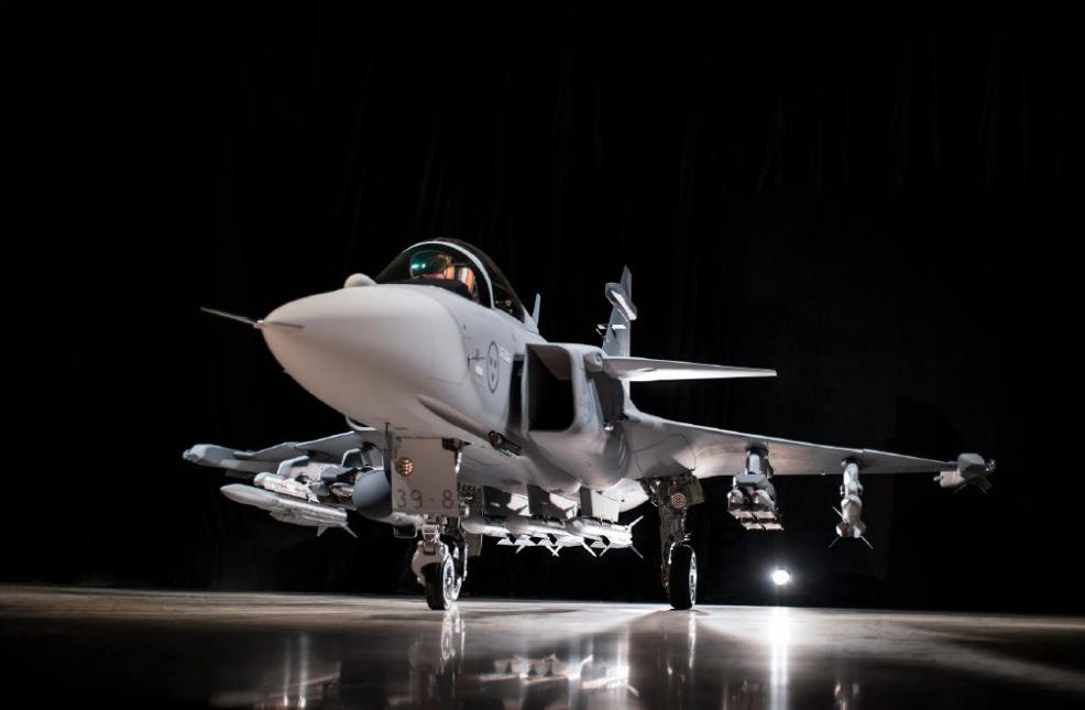 Fot. Saab. Również Gripen, w wariancie nowej generacji, ma możliwości lotu z naddźwiękową prędkością przelotową.