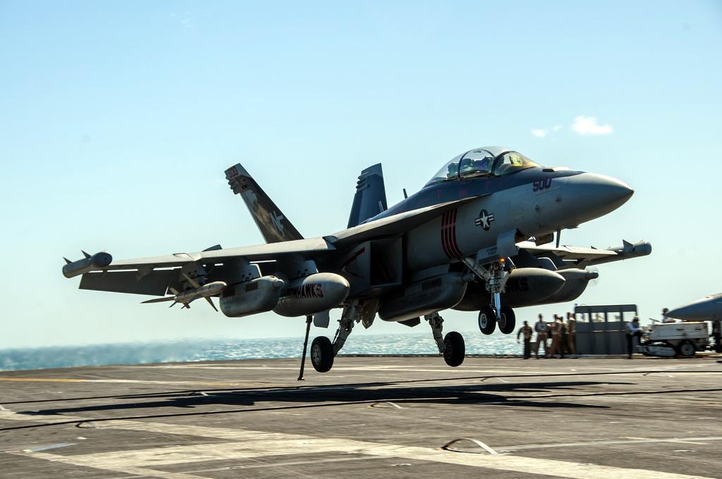 Samolot walki elektronicznej EA-18G Growler. Fot.