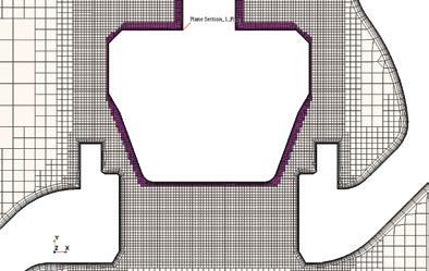 Rys. 4: Overset Mesh ruchoma siatka dla dwóch obiektów domena płynu oraz grzyb. sposób, by uwzględnić wszystkie procesy zachodzące podczas przepływu w zaworze. dodaje Bartosz Kochan, Dyrektor ds.