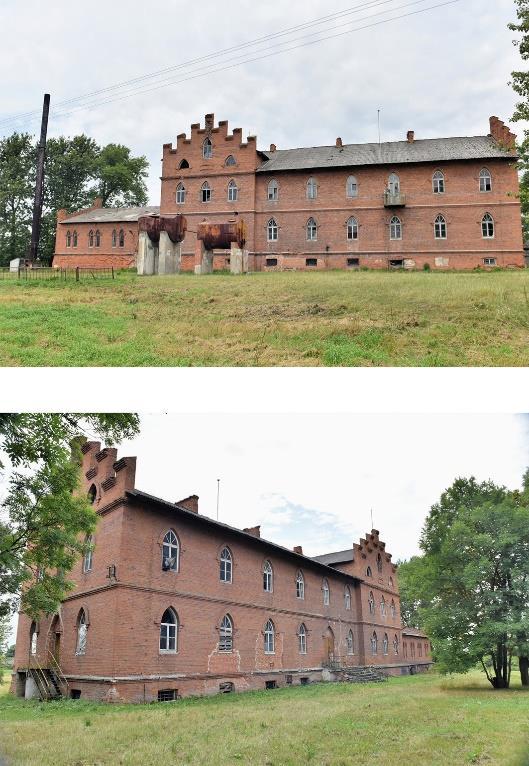 Zespół dworsko-parkowy w Wierzchowinach Pod koniec XIX w.