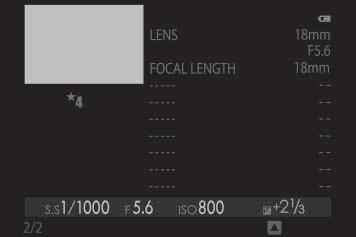 LENS FOCAL LENGTH COLOR SPACE LENS MODULATION OPT. 23.0mm F5.6 23.0mm srgb ON 7 1/1000 5.6 12800 +1.0 S.