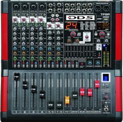 POWER MİXER * 8 Kanal Power Mixer 2000 watt * 2X1000W RMS 1 ohm'da çalışabilme * Her kanalda 4 lü tonlama * 4 Mono 2 stero Giriş 2 AUX E17 0022 * Bluetooth USB/SD DİSK 925,00 $ DDS D 8 P 2000 fx *