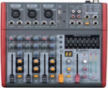 12 XLR 2 Stereo 3 AUX * Her kanalda 4 lü tonlama E16 1600 KÖNİG K-1600 FX * 24-Bit Multi-FX