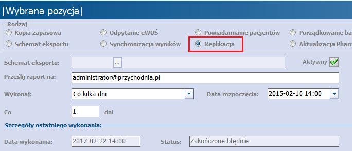 Komunikacja > Powiadomienia.