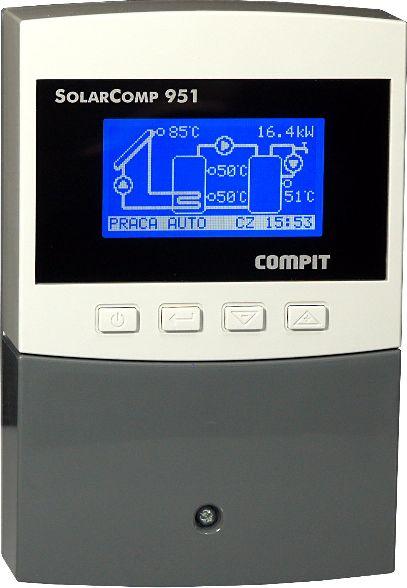 SOLARCOMP 971SD-4 971 STEROWNK KOLEKTORA SŁONECNEGO STEROWANE ELEKTRONCNĄ