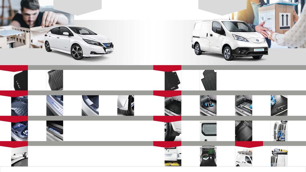 LEAF E-NV200 WELUROWE Z PODWÓJNYMI PRZESZYCIAMI (CZARNE) KE745-5S001 GUMOWYCH KE748-5S001 WELUROWYCH KE745-4F201 GUMOWYCH KE748-4F189 DWUSTRONNA WYKŁADZINA KE965-5S0S0 ZDERZAKA 999B1-8600C PROGU 3D