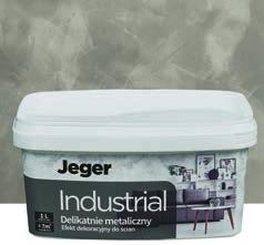 Farby 5l + efekt delikatnie metaliczny sufit 3 l za,0-0%,0 zł* 0 kolorów Efekt dekoracyjny do ścian JEGER INDUSTRIAL poj.