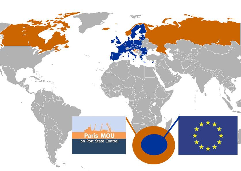 i Europejskiego Stowarzyszenia Wolnego Handlu 8, 26 stycznia 1982 roku w Paryżu podpisały Porozumienie dotyczące Współpracy Państwowych Inspekcji Portu [2].
