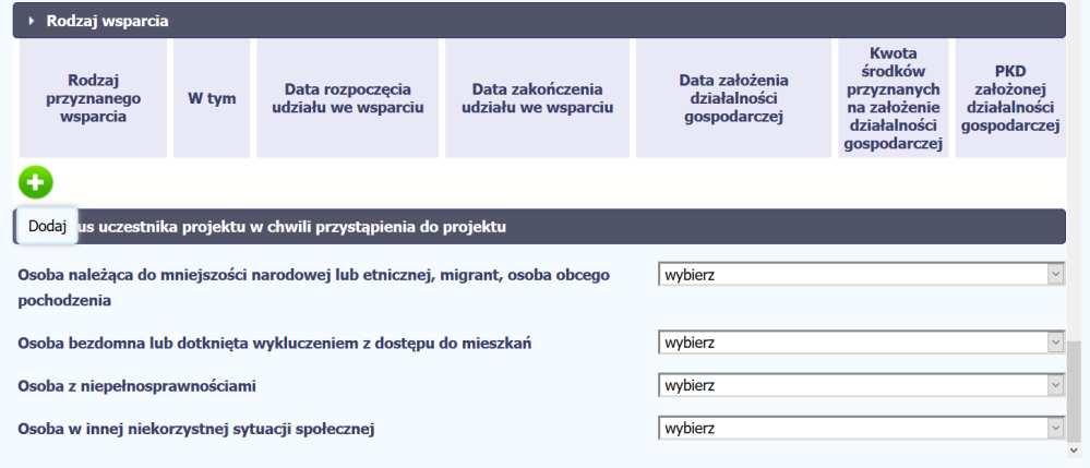 Dla Wskaź ików rezultatu: Liczba u z iów, którzy nabyli kompetencje