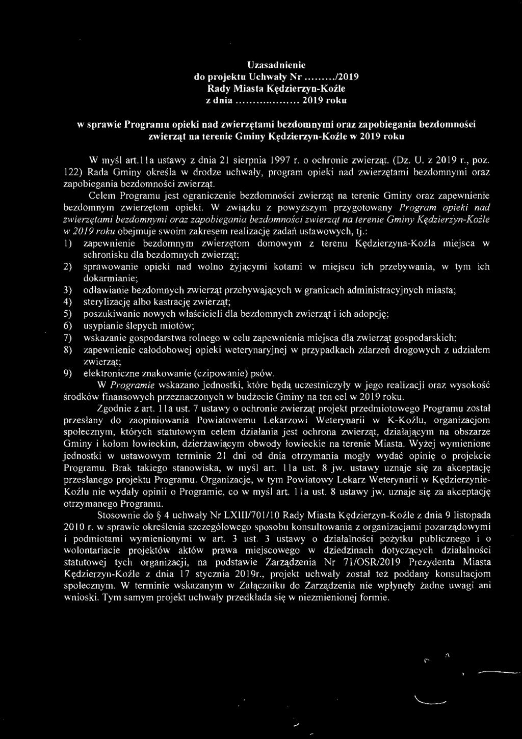 zadań ustawowych, tj.