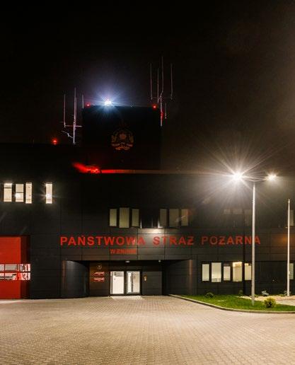 Nowe światło w jednostkach PSP - Żnin i Lublin Oświetlenie zostało zamontowane zgodnie z przygotowanym przez Lenę Lighting projektem.