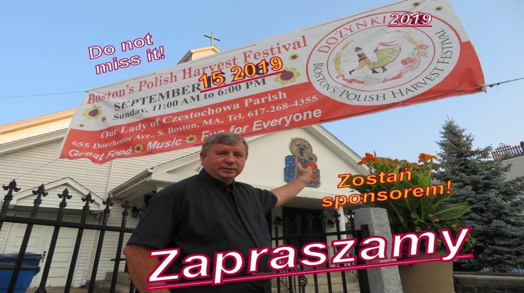 Przy wejściu do kościoła są już bilety na Loterie (1 za $2; 3 za $5). Z góry dziękujemy za pomoc w rozprowadzeniu biletów.