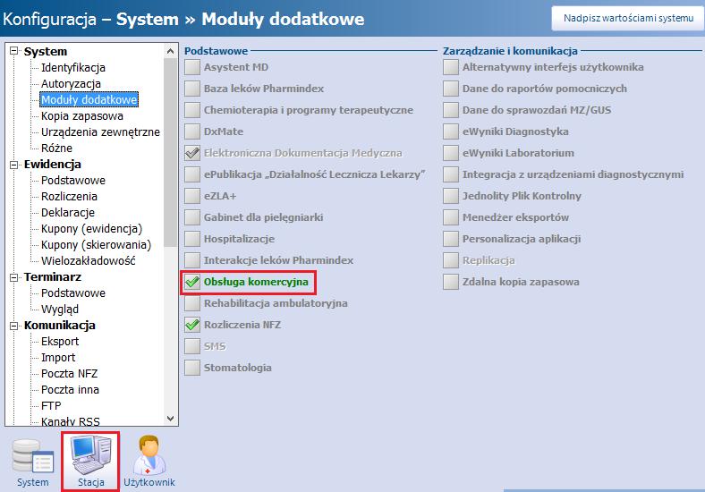 Rozpoczęcie pracy z modułem Rozdział Rozpoczęcie pracy z modułem 1 Aby rozpocząć pracę z Modułem Komercyjnym należy: dokonać zakupu modułu na stronie Centrum Zarządzania Licencjami pobrać nowy klucz