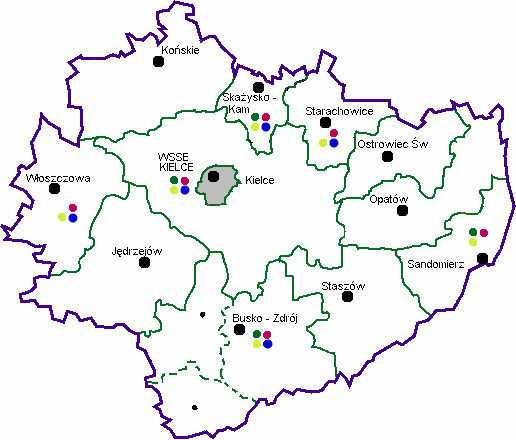 Powiatowej Stacji Sanitarno Epidemiologicznej w Sandomierzu - Powiatowej Stacji Sanitarno Epidemiologicznej w SkarŜysku - Kamiennej - Powiatowej Stacji Sanitarno