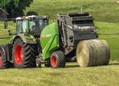 Bezproblemowe formowanie idealnych bel z użyciem każdego rodzaju materiału to nadrzędny cel rozwoju pras zwijających Fendt.