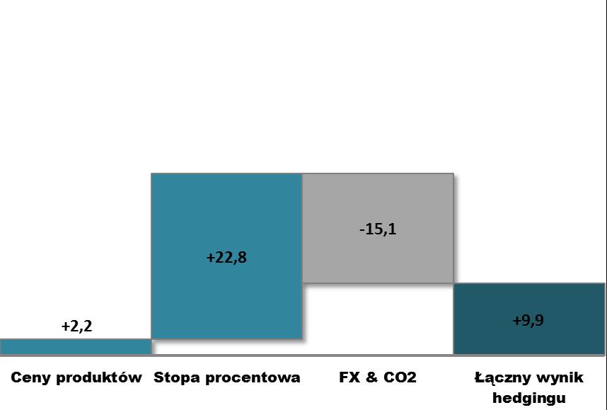 SKONSOLIDOWANE WYNIKI FINANSOWE WYNIK NA HEDGINGU W Q4 10 Pomijalny