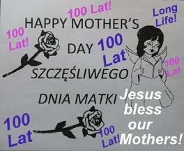 Z BIURKA PROBOSZCZA ŻYCZENIA DLA NASZYCH MAM/ CONGRATULATIONS TO OUR MOTHERS.