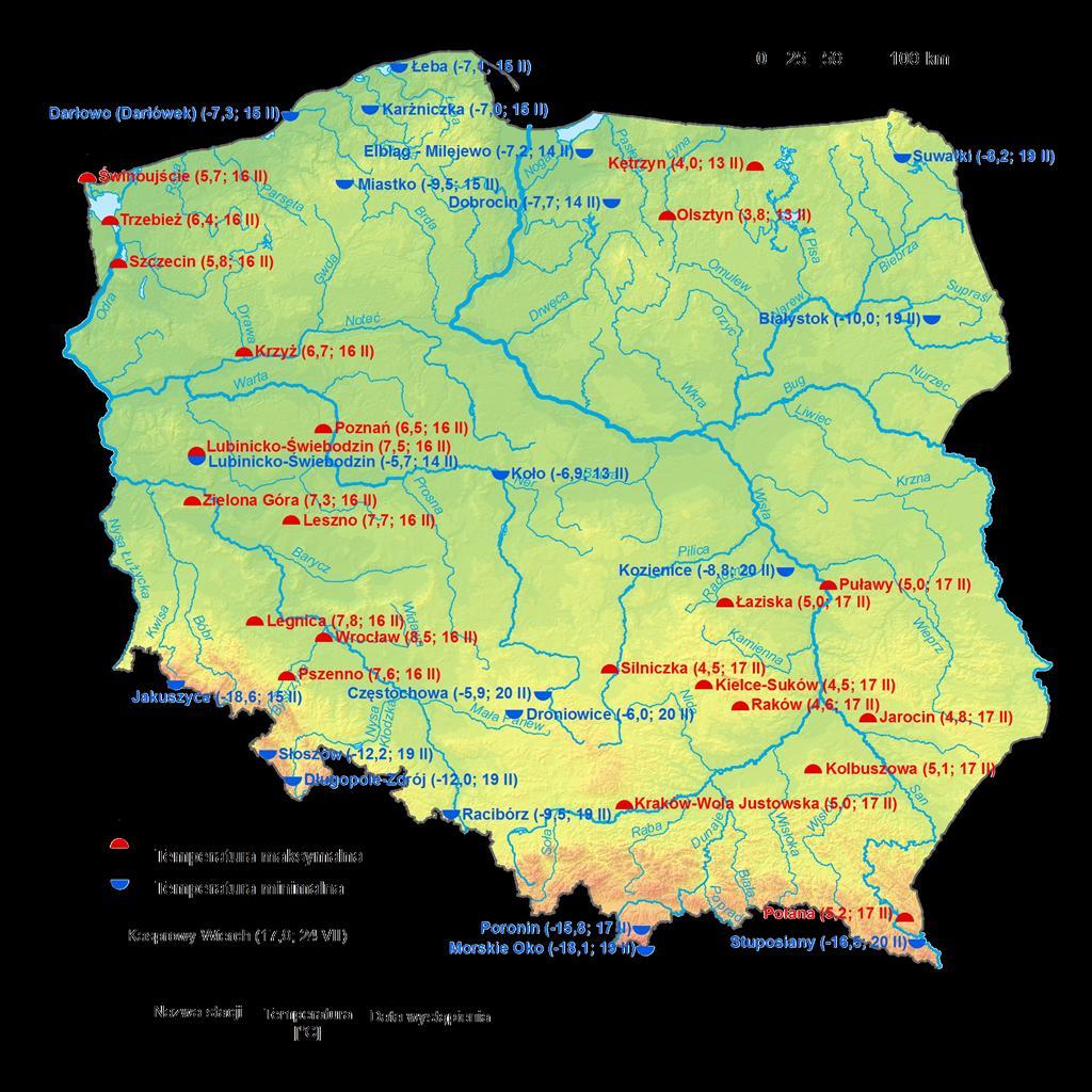 regionach Polski (w