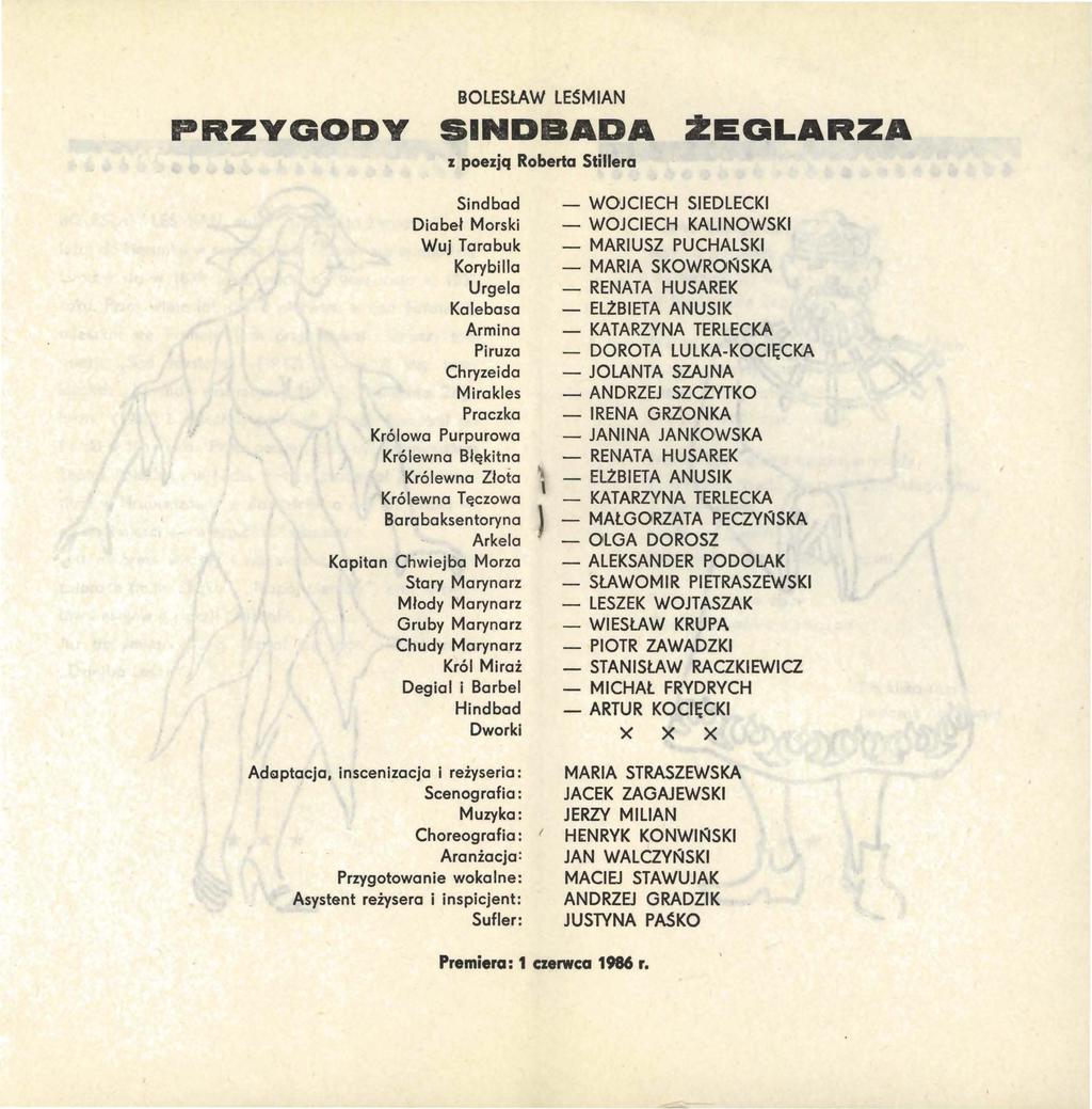 BOLESŁAW LESMIAN PRZYGODY SINDBADA 2EGLARZA z poezją Roberta Stillera Sindbad Diabeł Morski Wuj Tarabuk Korybilla Urgela Kalebasa Armina Piruza Chryzeida Mira kies Praczka Królowa Purpurowa Królewna