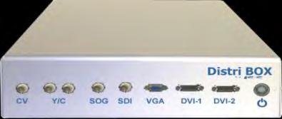 Select-BOX, Distri-BOX i Video-BOX Zewnętrzne moduły sterowane przez SurgiMedia 21,5 Pozwalają na
