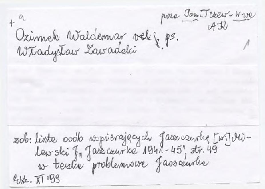 Ozimek Waldemar, u r.3 0.0 5.1 9 2 5 r.