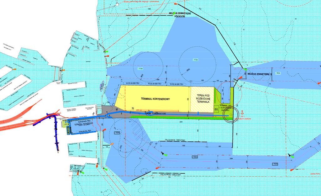Port Zewnętrzny i Molo Rybackie Nowe stanowisko dla statków