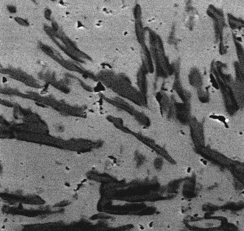 SEM Al Ni Cr Rys. 8. Analiza jakociowa składu chemicznego badanego nadstopu o nr 2 po obróbce cieplnej Fig. 8. Quality microanalysis of superalloy no. 2 after heat treatment 5.