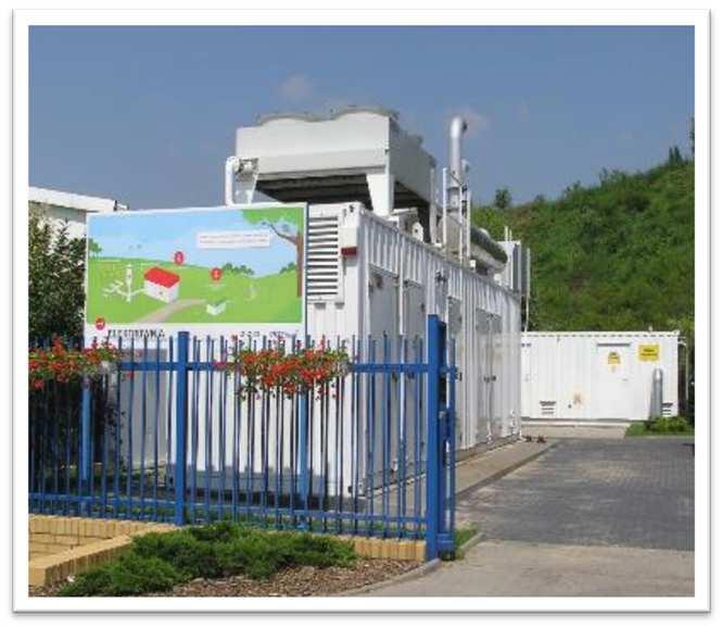 ELEKTROCIEPŁOWNIA BIOGAZOWA Zagospodarowywanie biogazu w elektrociepłowni: do produkcji