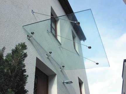 Design i bezpieczeństwo Piękniej mieszkać ze szkłem: atmosfera, indywidualność, pewność SANCO ROOF System daszków wejściowych z eleganckim designem, bez