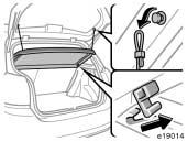 204 INNE ELEMENTY WYPOSA ENIA Zaczepy do stabilizacji baga u Zas ona baga nika (hatchback) Hatchback Po