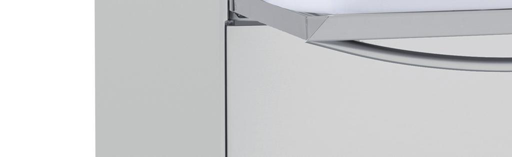 Konstrukcja urządzeń jest całkowicie nierdzewna i w całości dwupłaszczowa. Wszystkie modele są wyposażone w tłoczoną wannę i tłoczone prowadnice koszy.