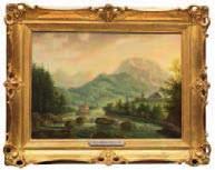 21 Antoni Lange (1774 Wiedeń 1842 Lwów) Nad potokiem, 1840 r.