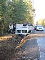 W 2013 roku na drogach powiatu sieradzkiego zanotowano 86 wypadków drogowych, w