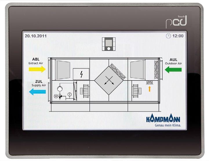 KaControl Touch sterownik instalacji funkcje obsługi i sterowania dla wielu