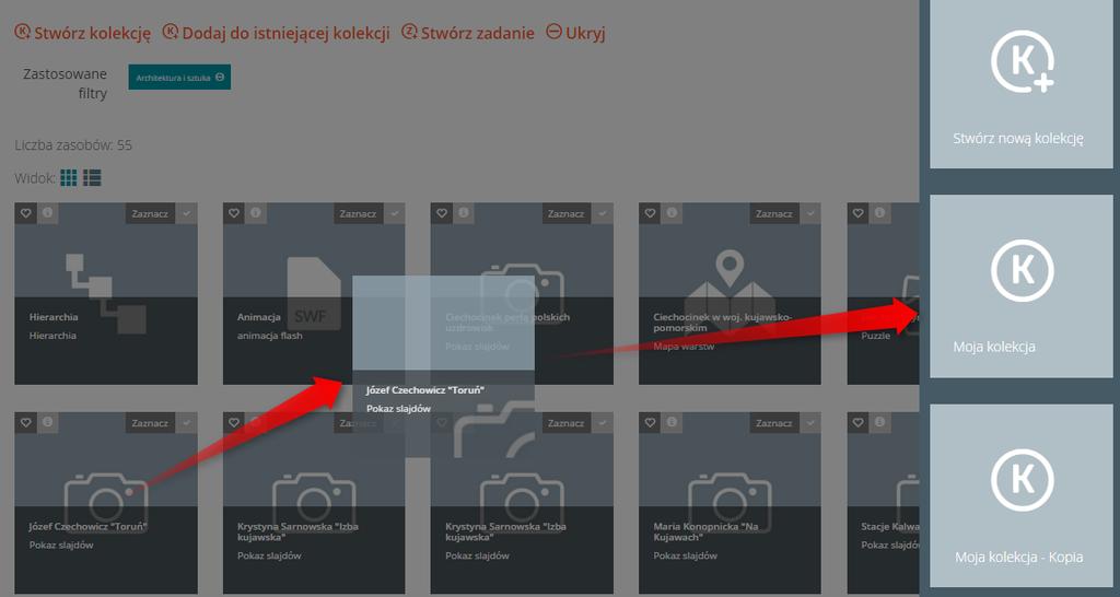 7.1.4. Kopiowanie zasobu Kopiowanie publicznych zasobów regionalnych pozwala na dostosowanie istniejącego w bazie zasobu do własnych potrzeb poprzez jego dowolną modyfikację.