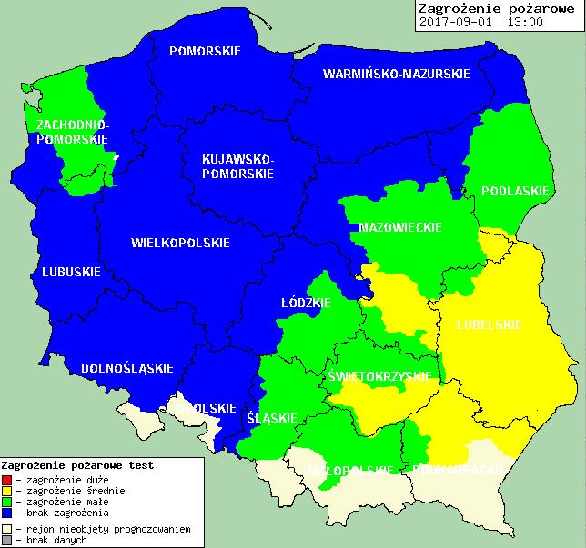 pogody dla Polski na
