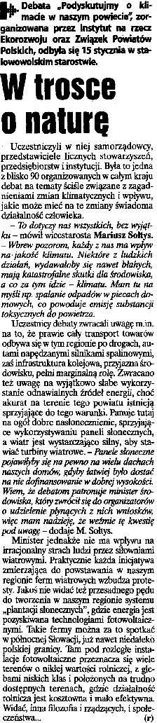 Gazeta Wyborcza Szczecin 29.01.