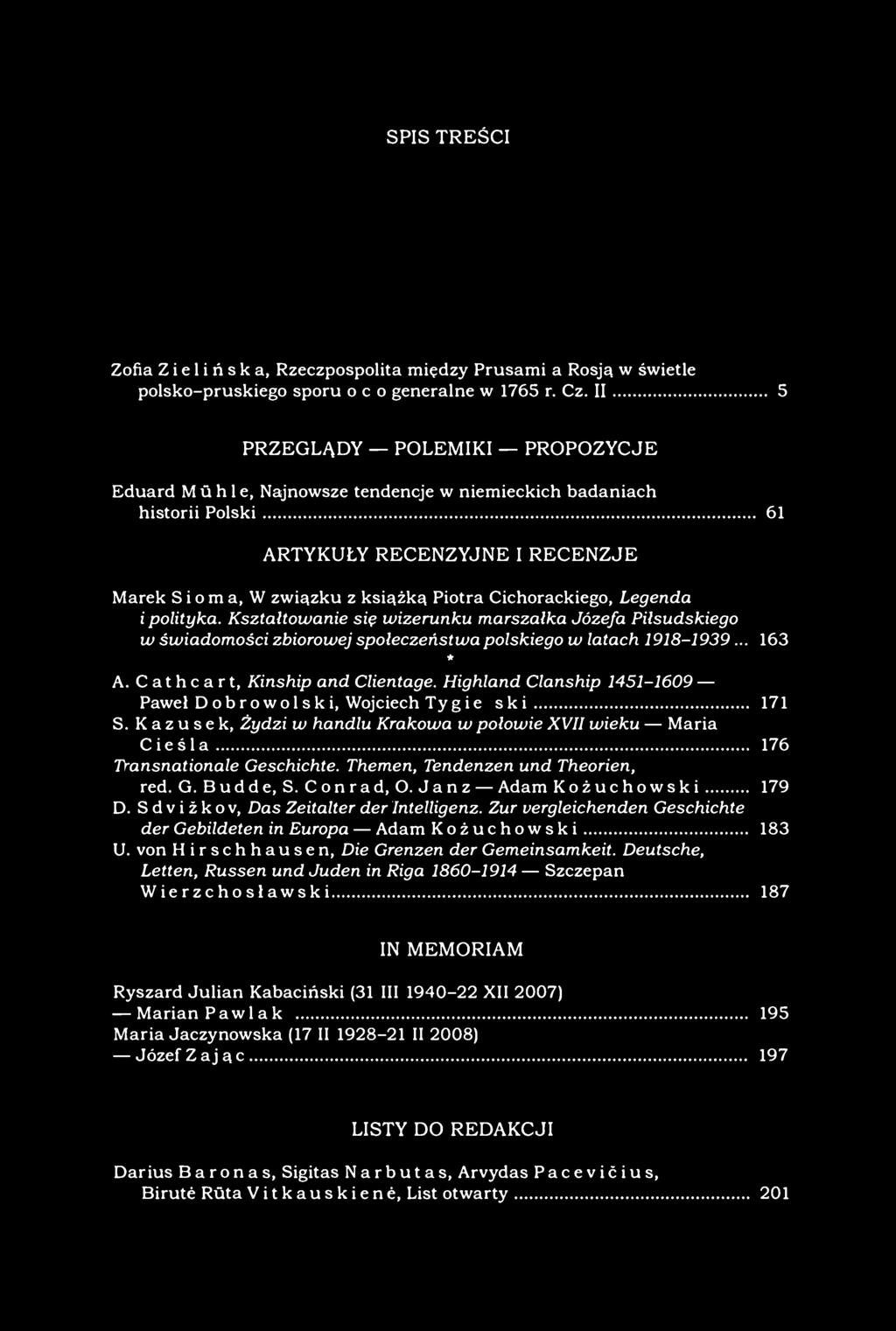 Cichorackiego, Legenda i polityka. Kształtowanie się wizerunku marszałka Józefa Piłsudskiego w świadomości zbiorowej społeczeństwa polskiego w latach 1918-1939... 163 * A.