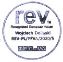 Wojciech Doliński MRICS REV Numer uprawnień 4881 RICS Registered Valuer Niniejszy