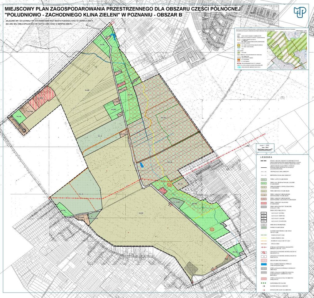 Wniosek o zmianę mpzp dla obszaru części północnej Pd-Zach Klina Zieleni część B