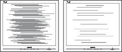8. Rozwiązywanie problemów i FAQ Pojawia się poziome miganie. Należy wyregulować obraz, poprzez funkcję "Auto" w głównym menu OSD.