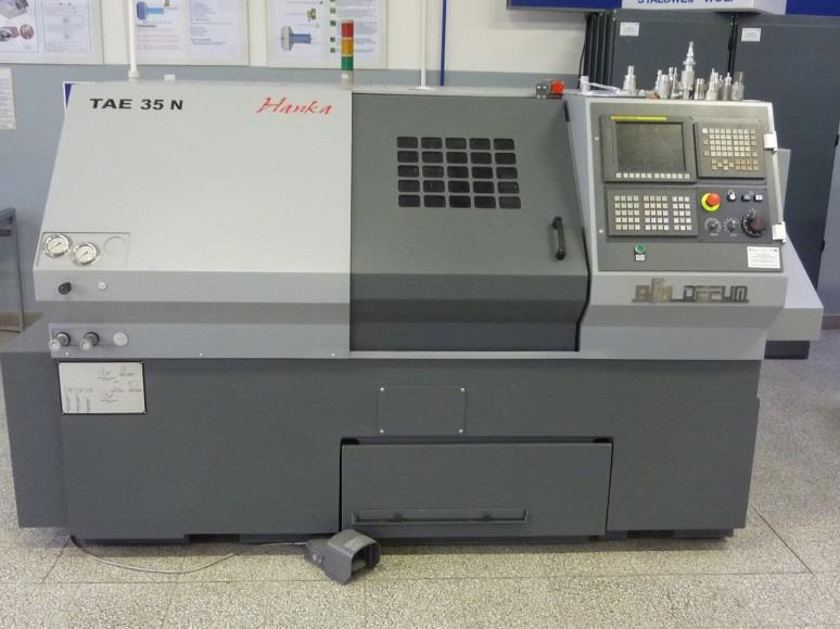 oprogramowanie, t akie jak: t okarki z pomiarem elektronicznym, obrabiarki CNC, półautomaty