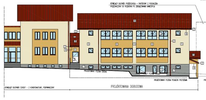 ogłoszony został przetarg na kontynuowanie robót związanych z rozbudową Zespołu Szkół w