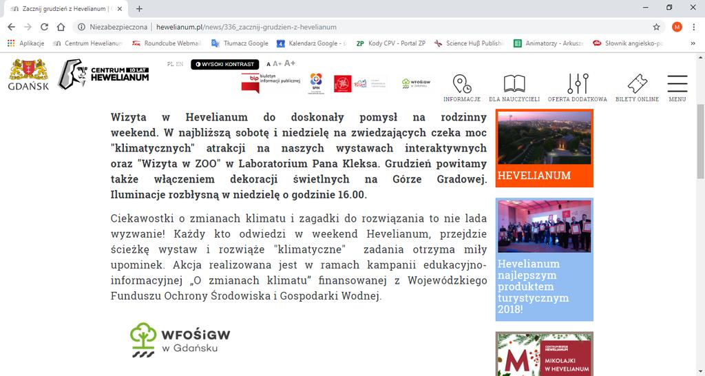 Strona7 Liczba odbiorców informacji publikowanych w mediach społecznościowych i serwisach internetowych (tj. Facebook, You Tube) wynosi średnio 300 osób dziennie.