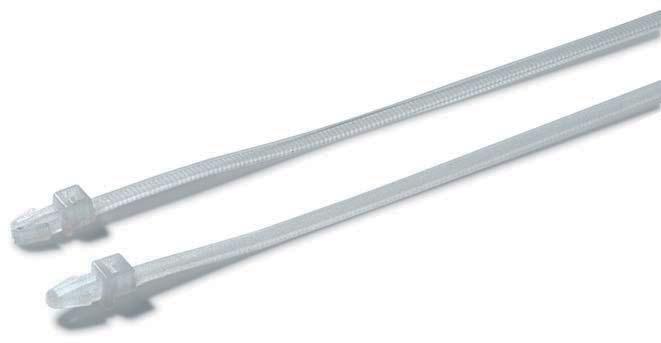 Cable Opaski Ties kablowe and Fixings i elementy mocujące Jednoczęściowe opaski z mocowaniem kotwicowym T30RSF(U) do max średnicy wiązania 31,0 mm T50RSF(E) do max średnicy wiązania 50,0 mm Główki