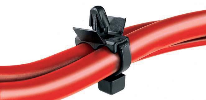 Opaski kablowe Cable i elementy Ties and mocujące Fixings Jednoczęściowe opaski z mocowaniem kotwicowym, ze skrzydełkami na taśmie T80RSF6.5F T80RSF6.