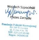 Informację o rozliczeniach fundacji z tytułu ciążących zobowiązań podatkowych, a także informację w sprawie składanych
