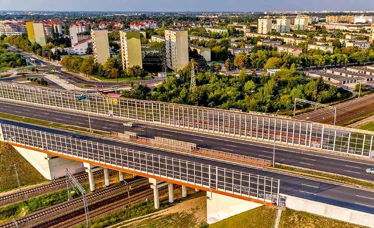 I N W E S T Y C J E D R O G O W E Budowa dróg dojazdowych do wiaduktu WD - 64 Inwestycja zakłada wybudowanie dróg dojazdowych do istniejącego wiaduktu nad linią kolejową Warszawa-Katowice, który