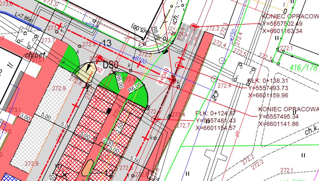 ETAP 1 zagospodarowanie terenu Przykład wykonania projektu drogowego Projekt zagospodarowania