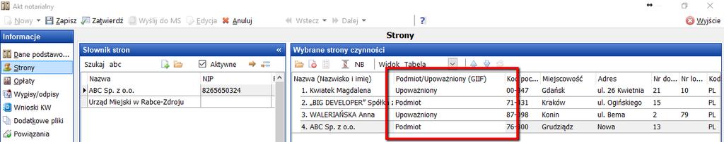 Przykład 6: Dodanie wszystkich stron bez powiązań lecz z